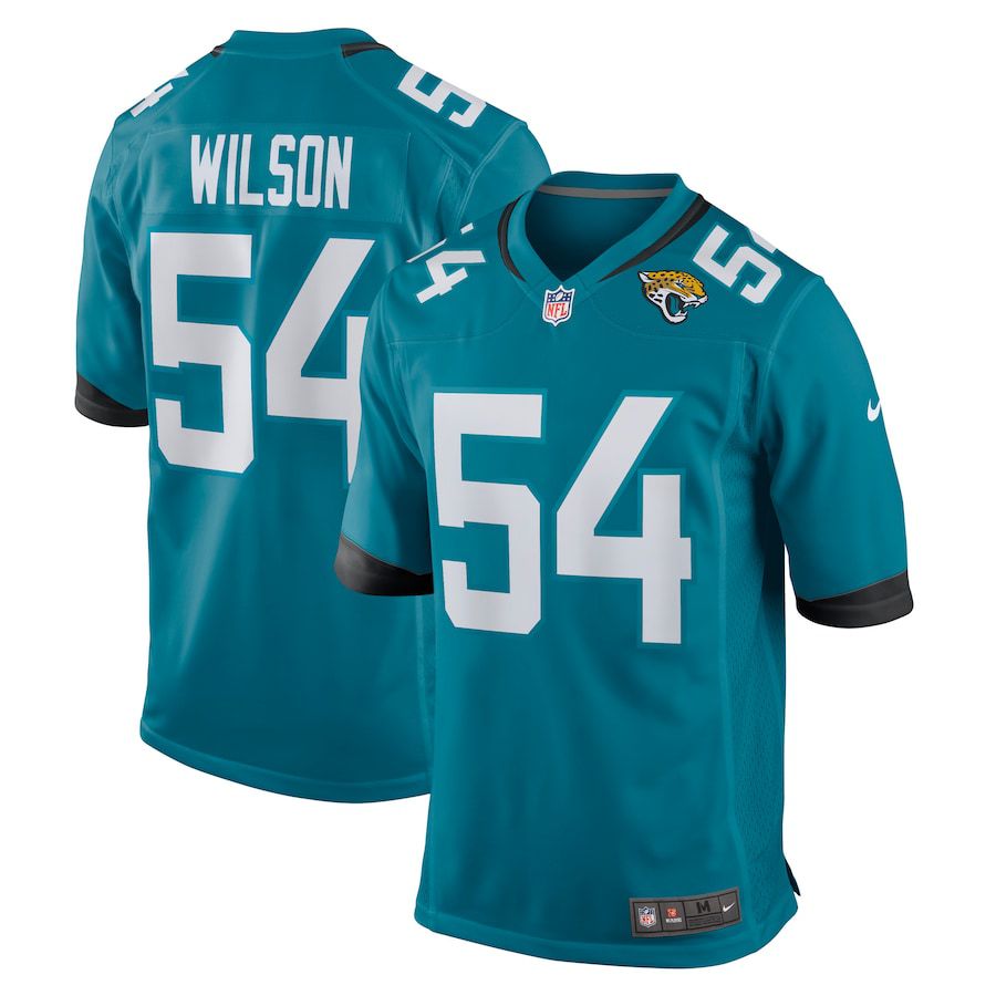 Men Jacksonville Jaguars #54 Damien Wilson Nike Green Game NFL Jersey->jacksonville jaguars->NFL Jersey